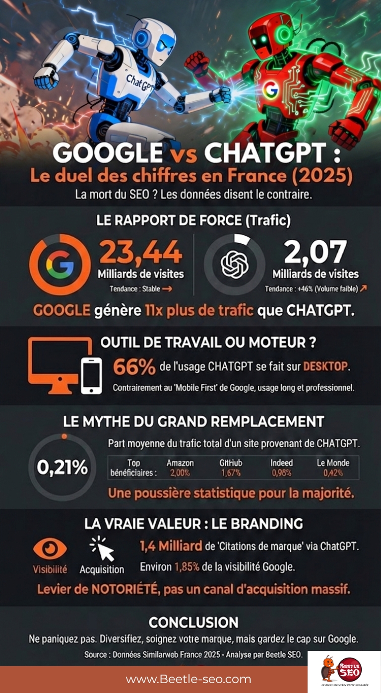 Beetle SEO-infographie ChatGPT vs Google