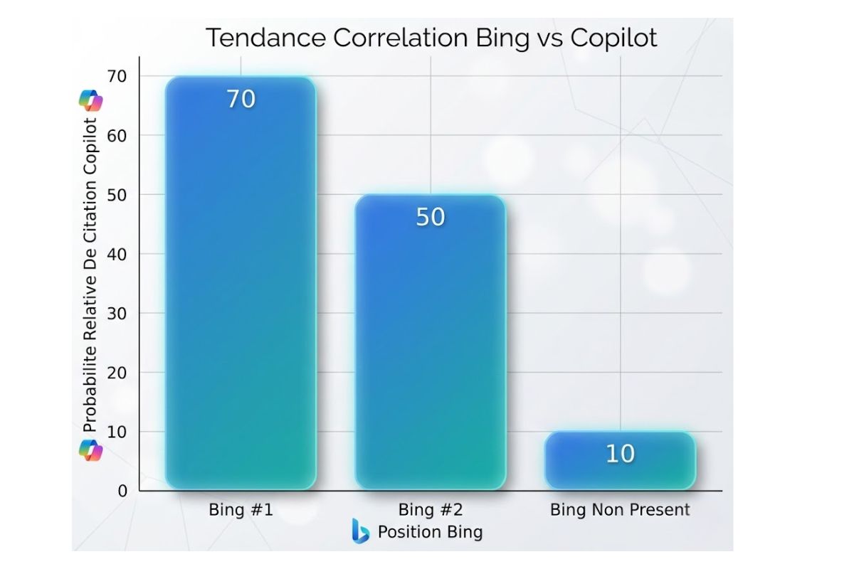 Correlation Bing et Copilot IA