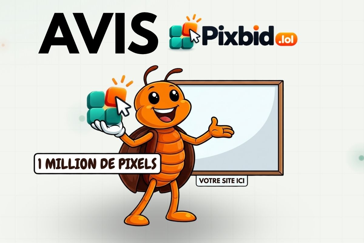 Avis sur Pixbid : fonctionnement, prix sur la grille de pixels aux enchères